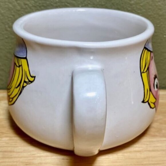 Campbell's Soup Kids Mug Cup Bowl Vintage Collectible 1998 Houston Harvest Gift - Picture 2 of 7